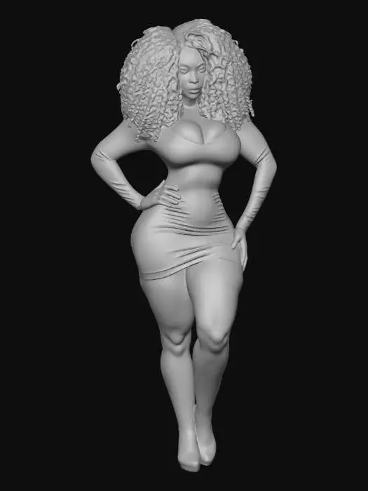 3D model for black and beatiful