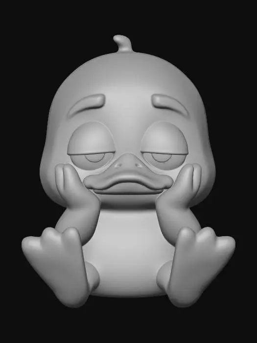 3D model for Pensive Duckling