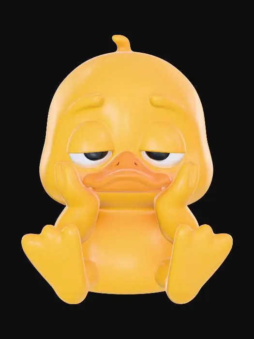 3D model for Pensive Duckling