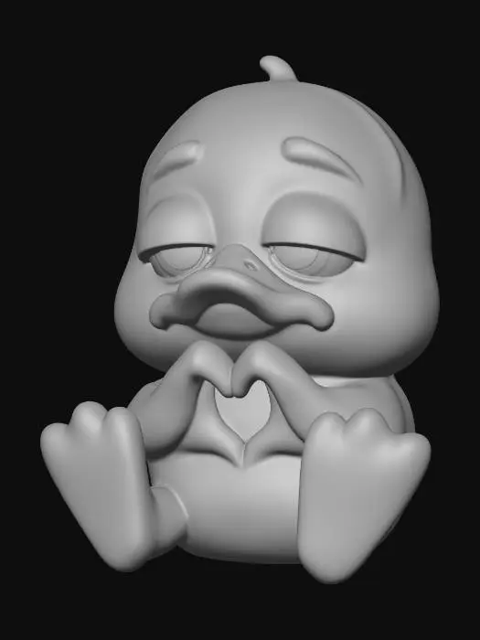 3D model for Duckling Heart Gesture