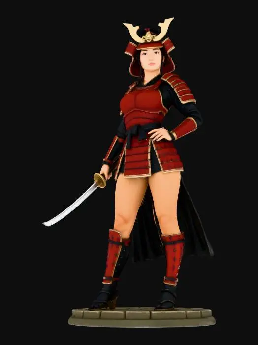 3D model for Samurai Defender