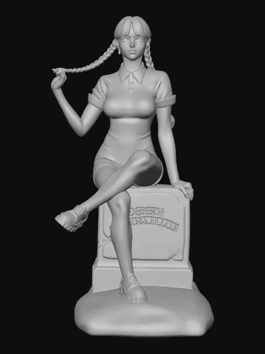 3D model for Gothic Elegance