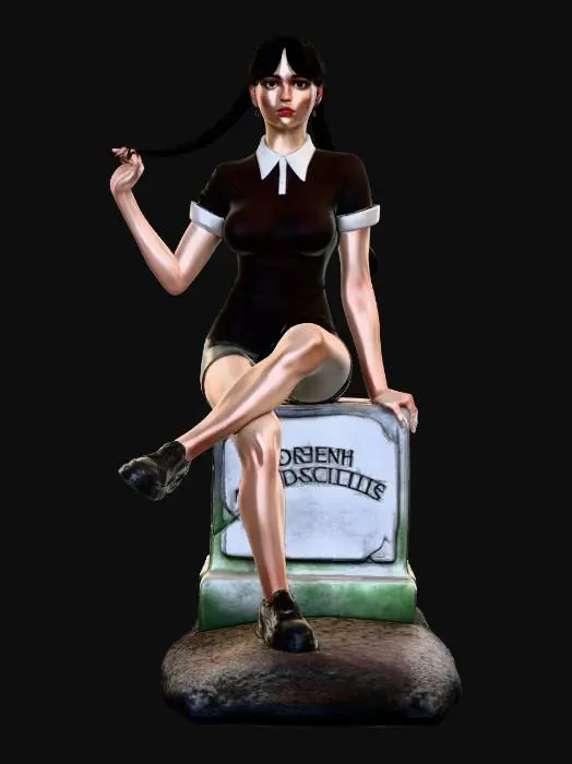 3D model for Gothic Elegance