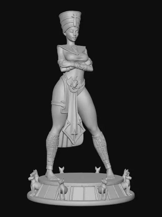 3D model for Pharaoh_Guardian_Woman