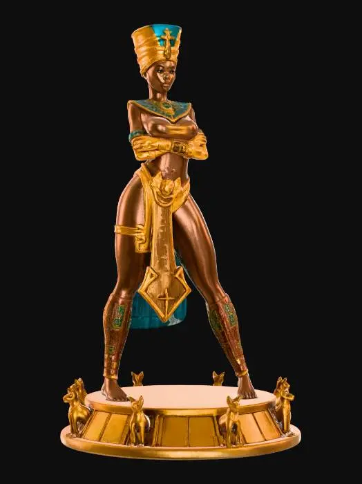 3D model for Pharaoh_Guardian_Woman