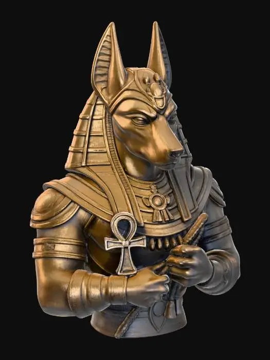 3D model for Anubis Sentinel Bust