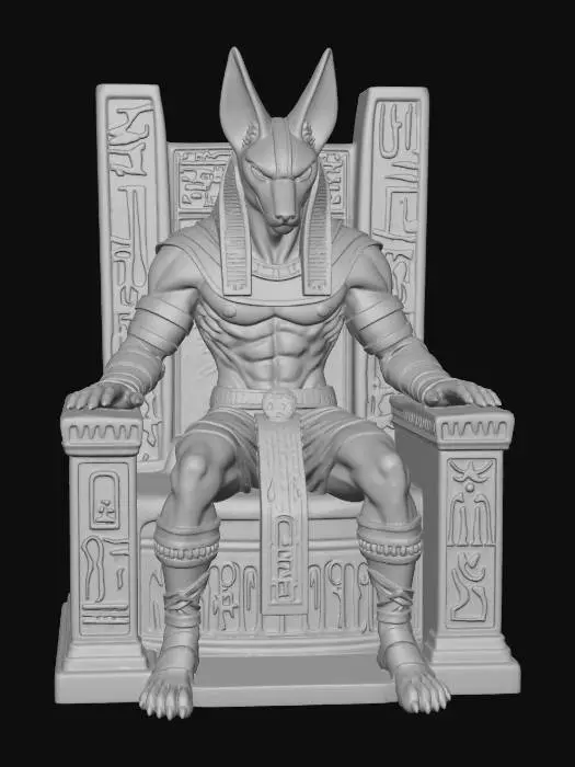 3D model for Anubis Throne