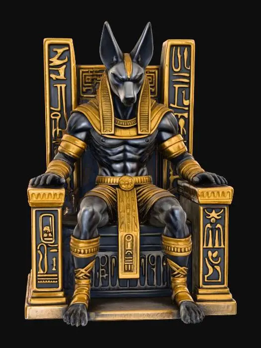 3D model for Anubis Throne