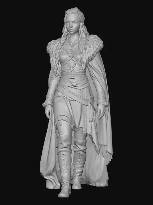 3D model for Viking Shieldmaiden_ Mysteries in the Fjords