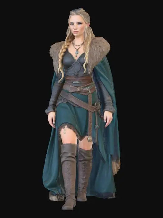 3D model for Viking Shieldmaiden_ Mysteries in the Fjords
