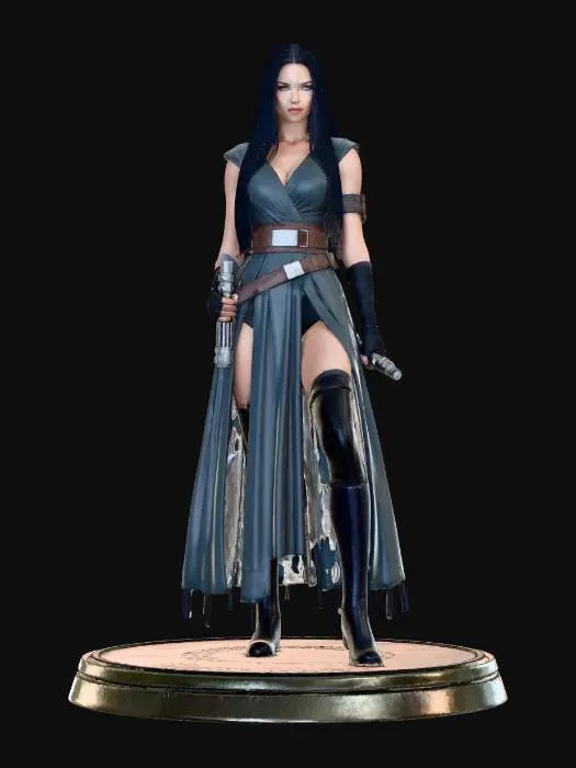 3D model for Warrior of Light