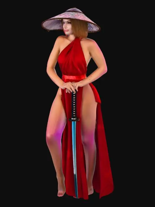 3D model for Samurai Elegance
