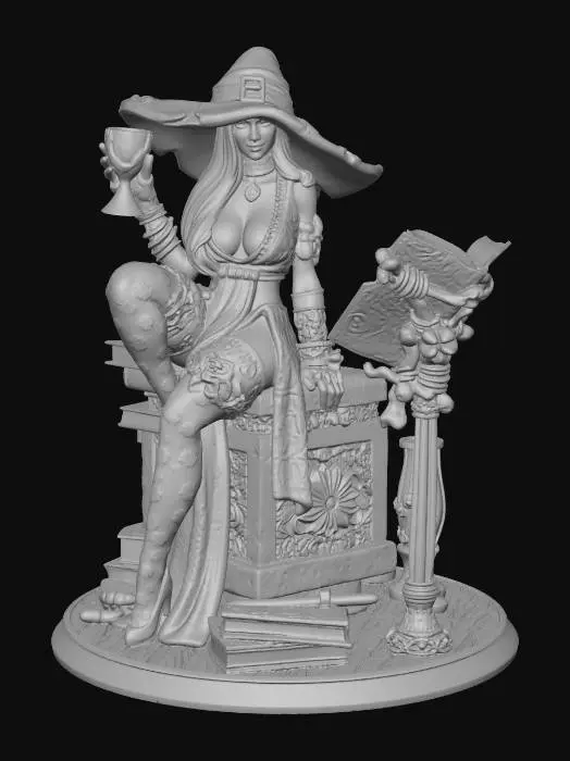 3D model for Enchantress of the Arcane