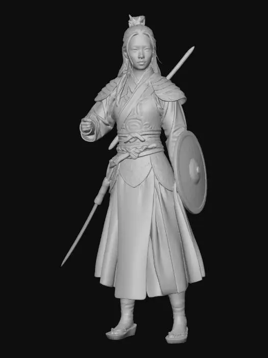 3D model for Warrior's  Resolve a