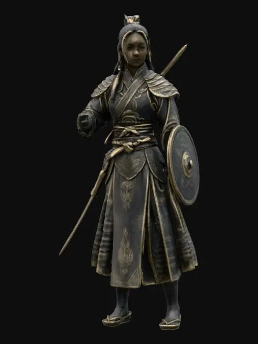 3D model for Warrior's  Resolve a