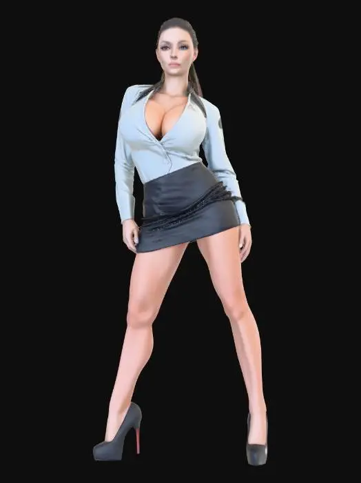 3D model for Power Pose in high hills