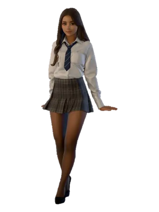 Modelo 3D de School Style, generado por IA