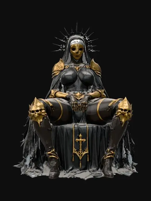 3D model for culist nun
