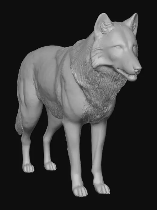3D model for Wolf Majesty