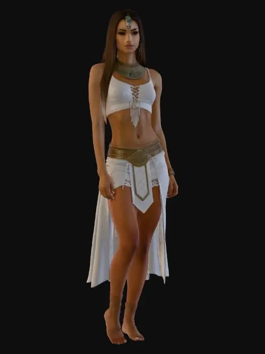 3D model for beauty in Egypt