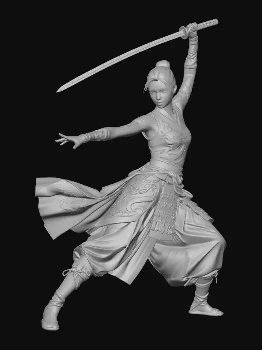 3D model for Dragonblade Warrior