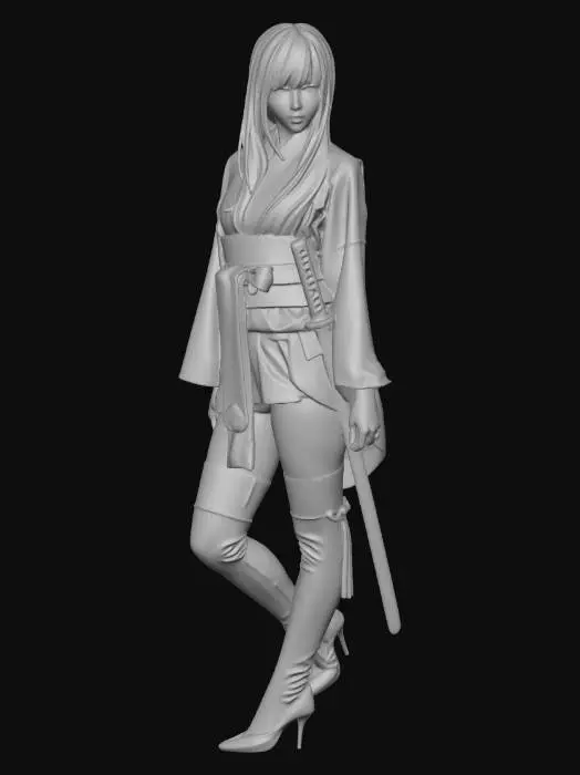 3D model for the woman's revenge