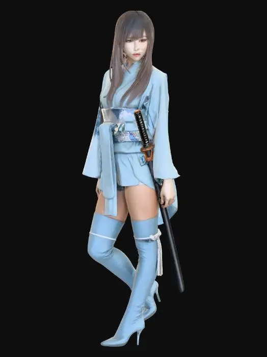 3D model for the woman's revenge