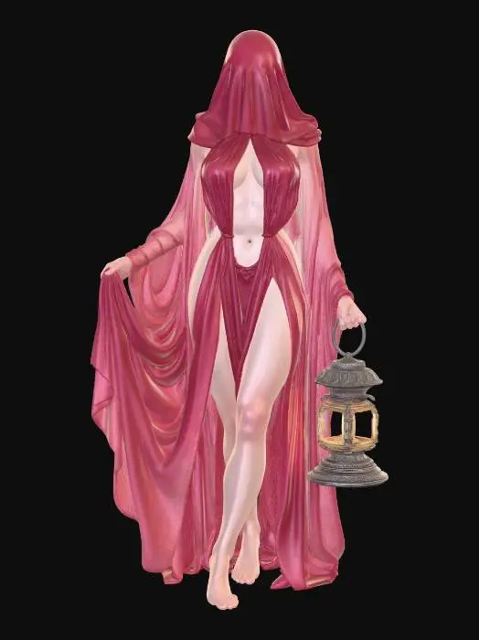 3D model for Crimson Veil