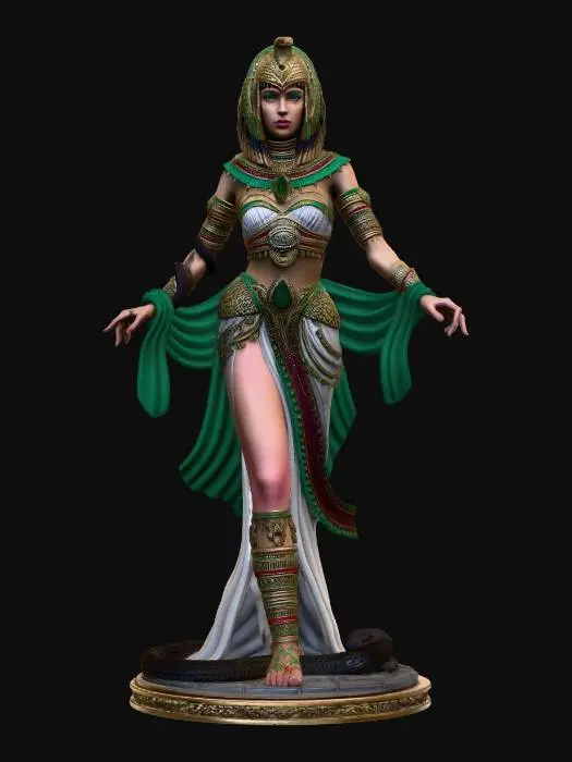 3D model for Serpent Queen of the Nile
