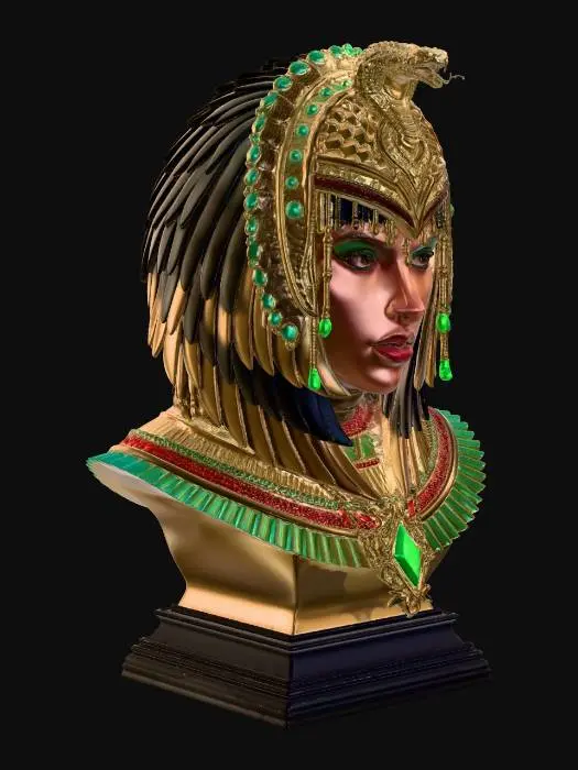 3D model for Serpent Queen of the Nile Bust