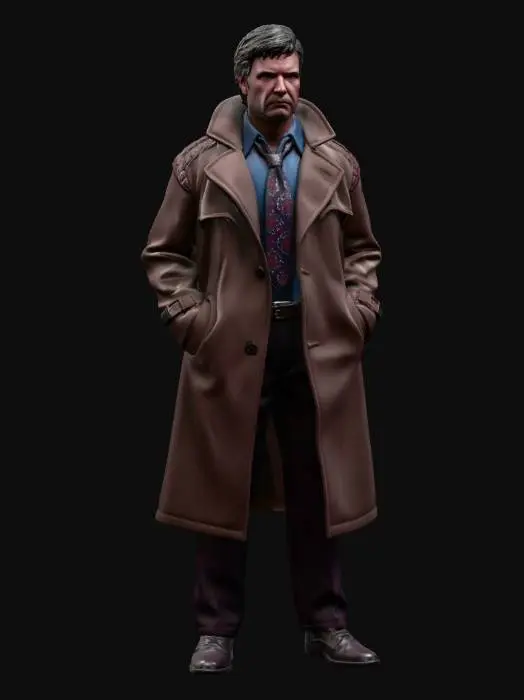 3D model for Blade Runner (Harrison Ford)