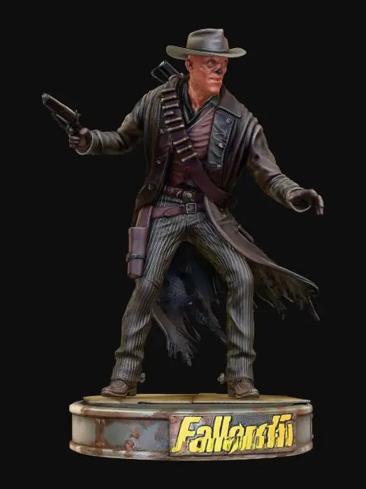 3D model for Fallout Ghoul