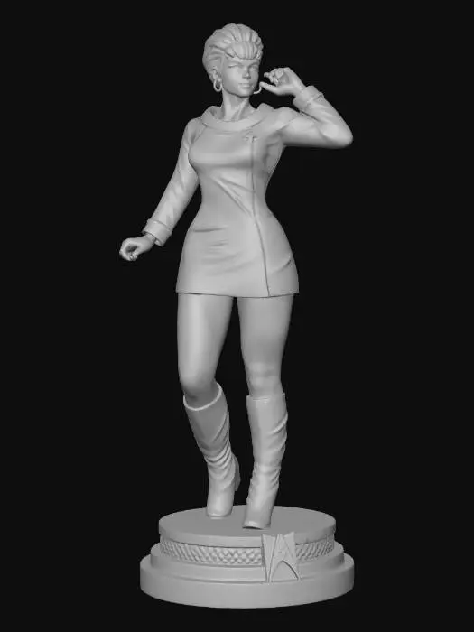 3D model for Star Trek Uhura
