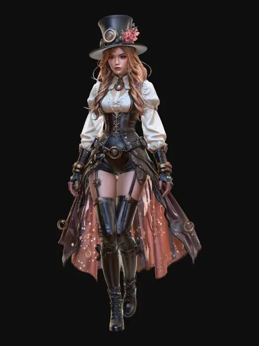 3D model for Clockwork Couture