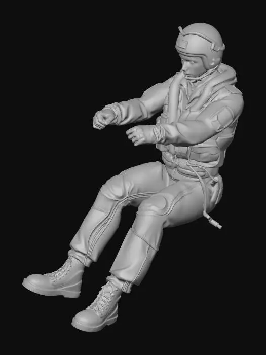 3D model for military pilot