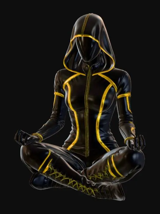 3D model for Nightbound Enchantress (seated)2