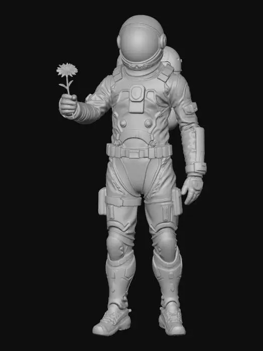 3D model for Yellow Blossom in Space