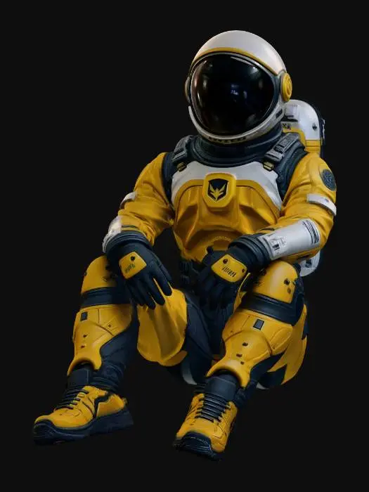 3D model for Yellow in Space