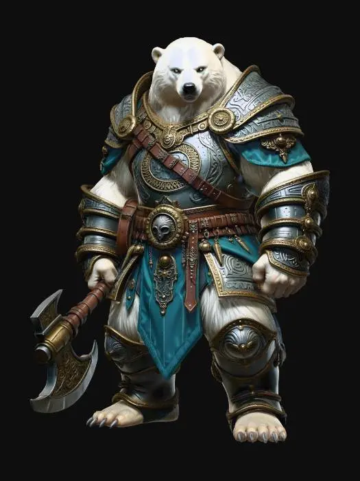3D model for Ironclad Ursine Warrior