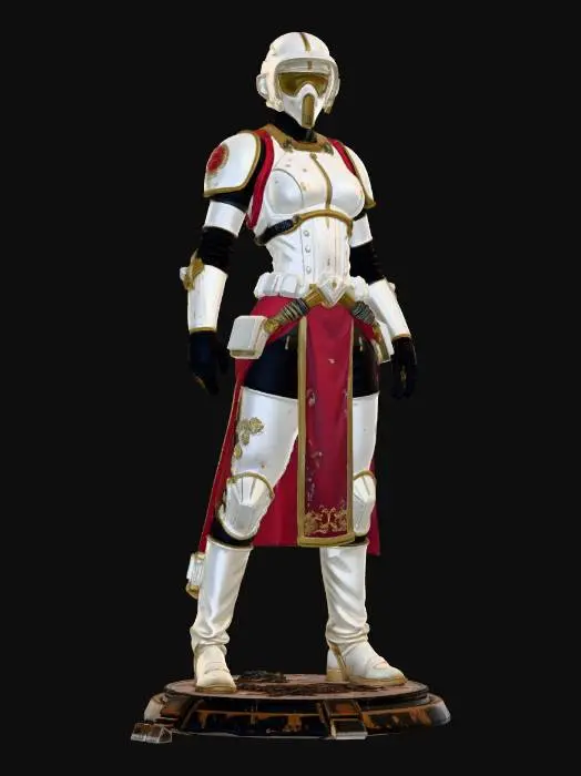 3D model for Star Wars Knight of the White Order