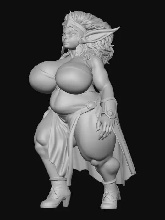 3D model for grand witch Hilda goblin