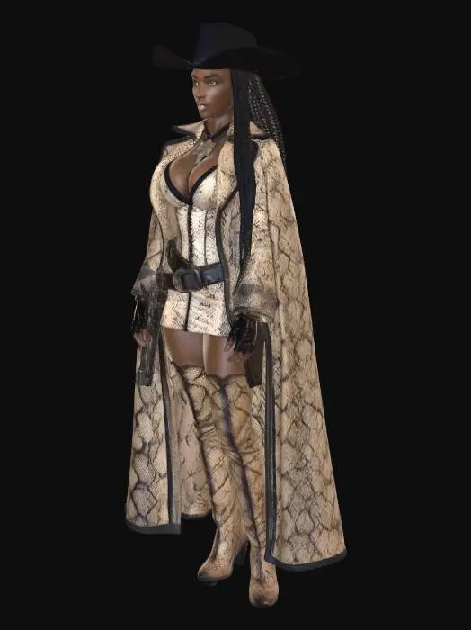 3D model for Snake Skin Sheriff of the West