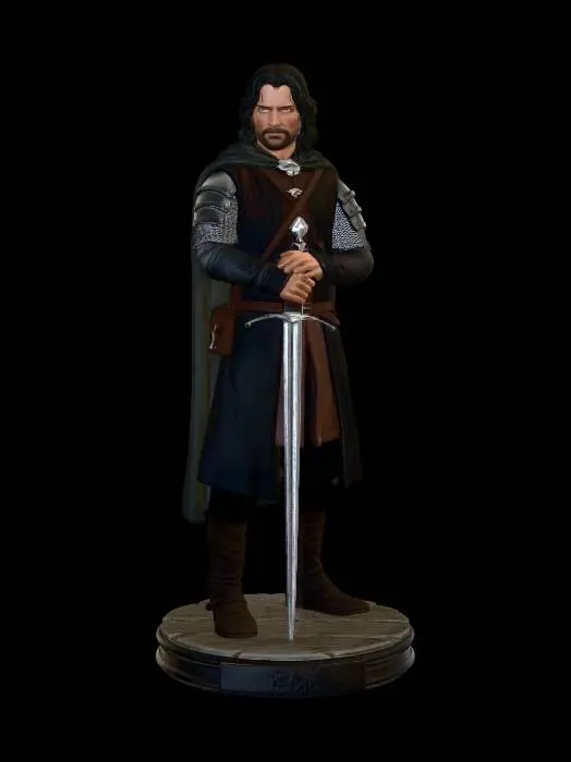 3D model for Aragorn, Ranger of the North