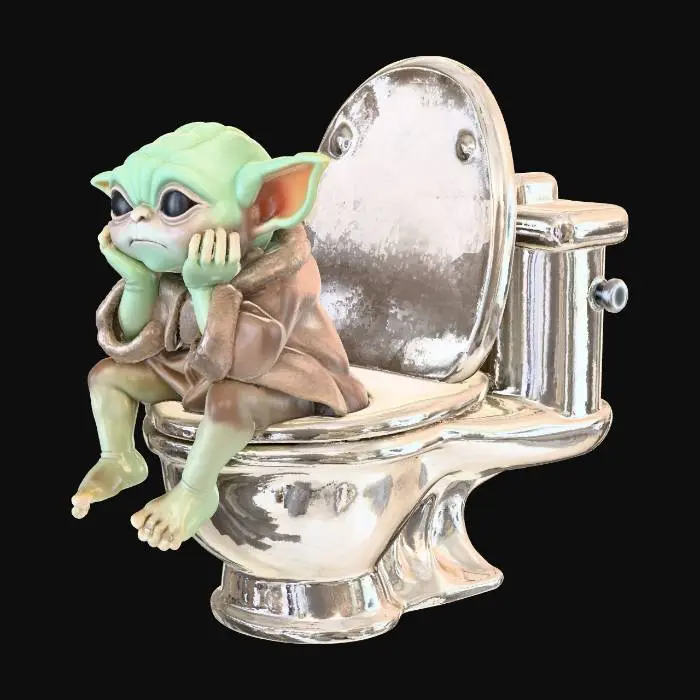 3D model for Contemplative Yoda Jr.