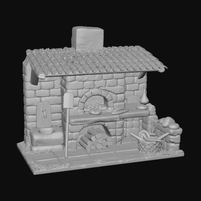 3D model for Rustic Stone Oven