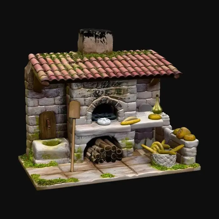 3D model for Rustic Stone Oven