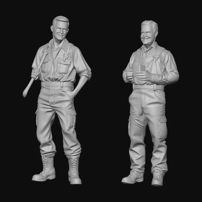 3D model for Two Builders