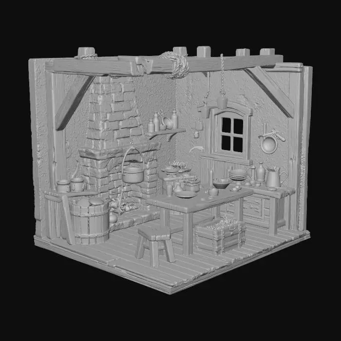 3D model for dining room