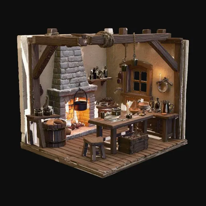 3D model for dining room