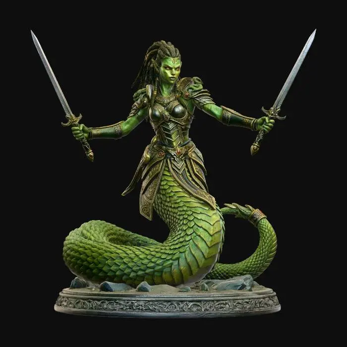 3D model for serpent beings 5